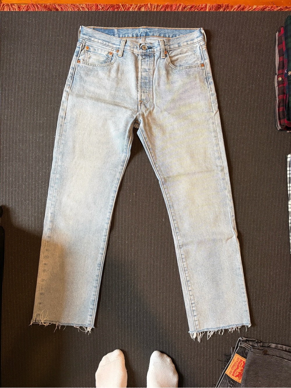 Levi's 501 Men’s Jeans with Raw Hem